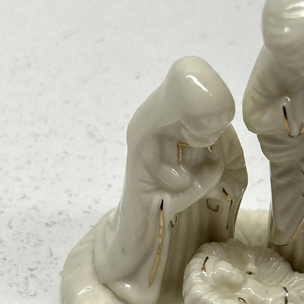 VTG Holy Family‎ Giftco Porcelain 3.5” Figurine Nativity